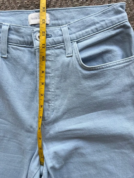 Favorite Daughter The Masha Coastal Jeans Light Blue Womens Size 28 Wide Leg - Picture 3 of 12
